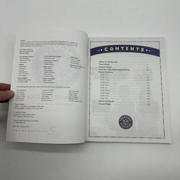 Vacation Stations: Beyond the Back Door (K5 to 1st Grade Review, BJU Press) - Picture 7 of 8